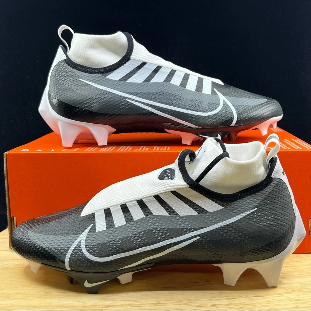 Nike Vapor Edge Pro 360 Football Cleats Size 8 Grey Black DQ3670-001 - Picture 1 of 10